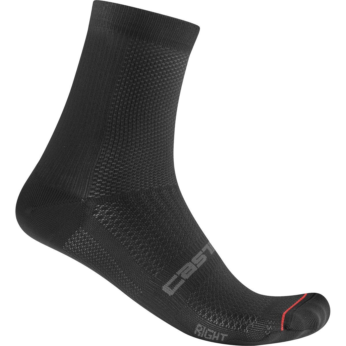 Image of Castelli Espresso 12 Sock Black, S/M