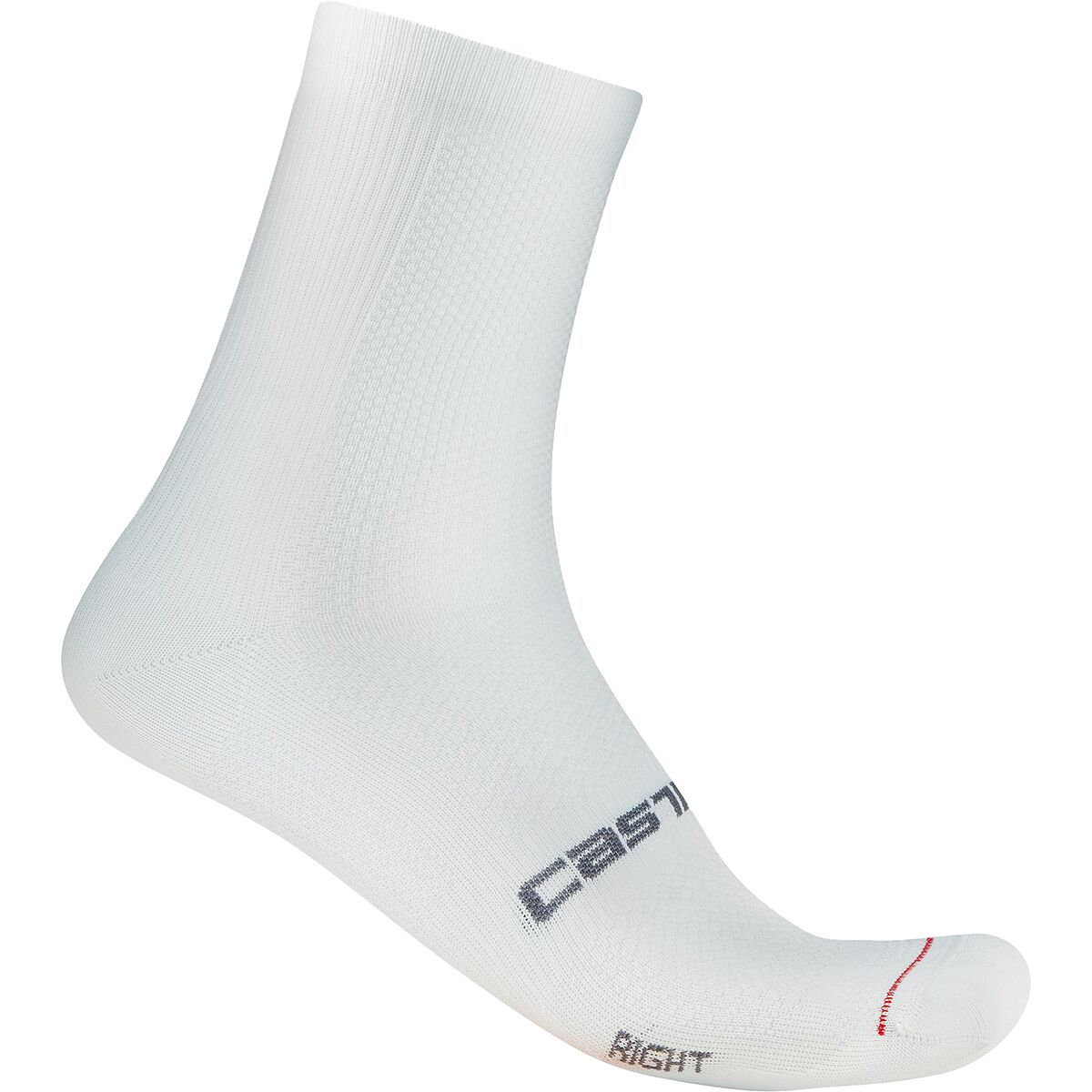Image of Castelli Espresso 12 Sock White, L/XL
