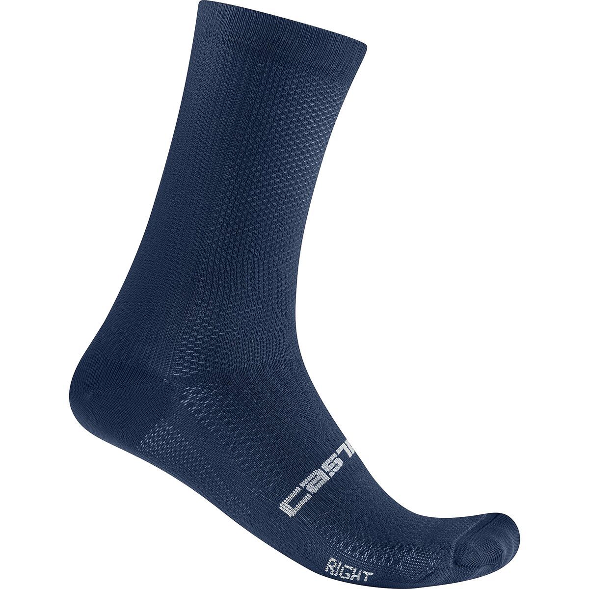 Image of Castelli Espresso 18 Sock Belgian Blue, S/M