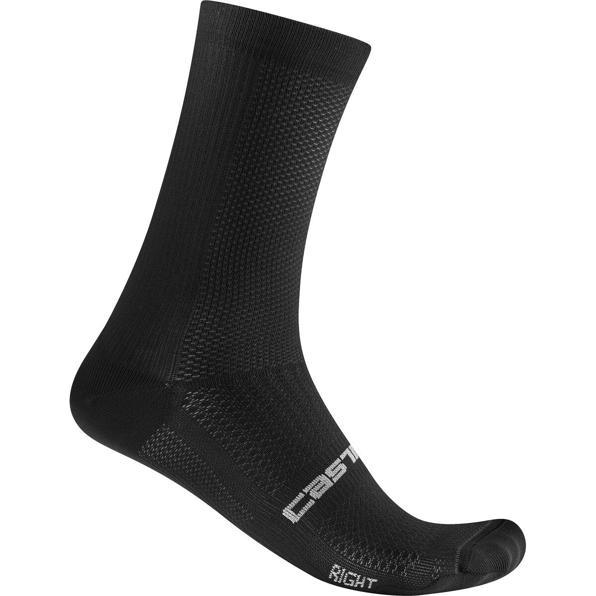 Image of Castelli Espresso 18 Sock Black, S/M