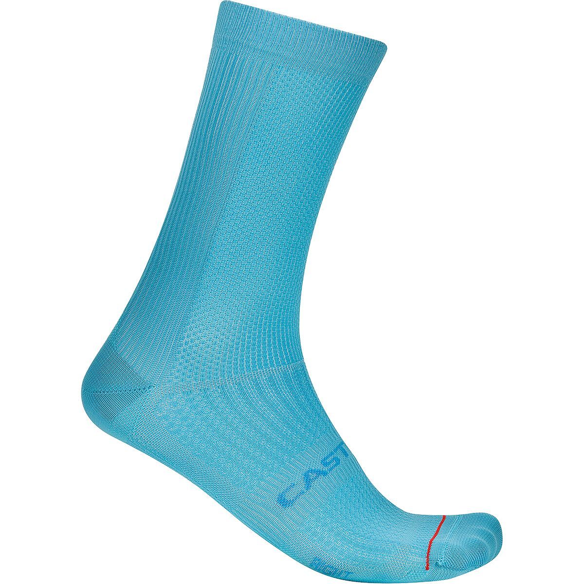 Image of Castelli Espresso 18 Sock Neon Cobalt, L/XL