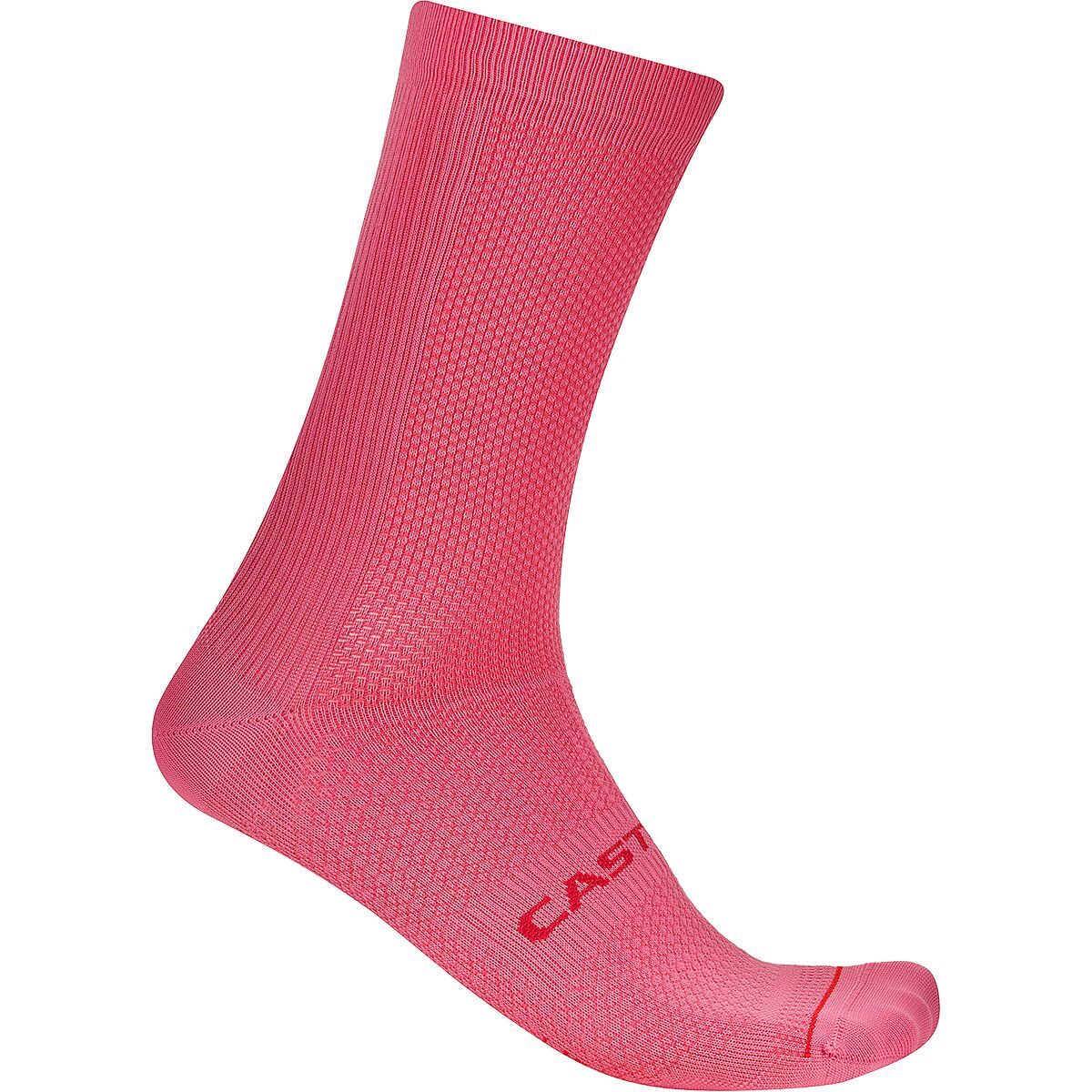 Image of Castelli Espresso 18 Sock Rosa Giro, XXL