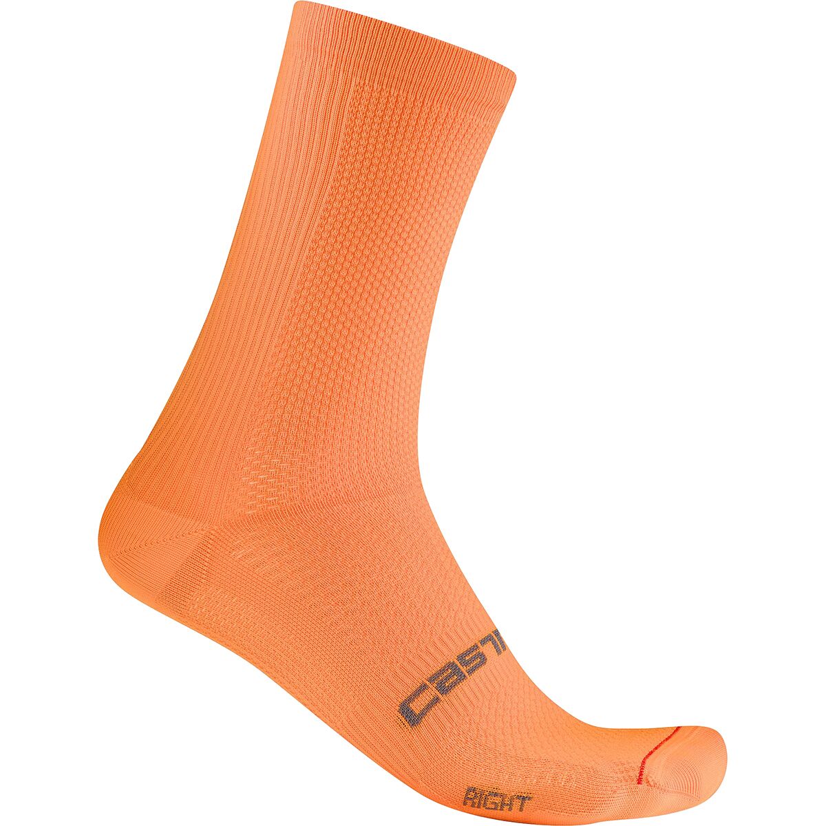 Image of Castelli Espresso 18 Sock Vivid Orange, S/M