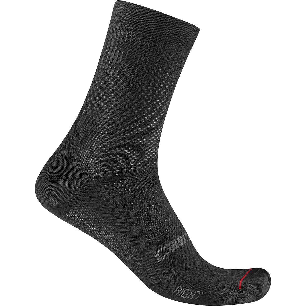 Image of Castelli Espresso 2 12 Sock - Women's Black, L/XL