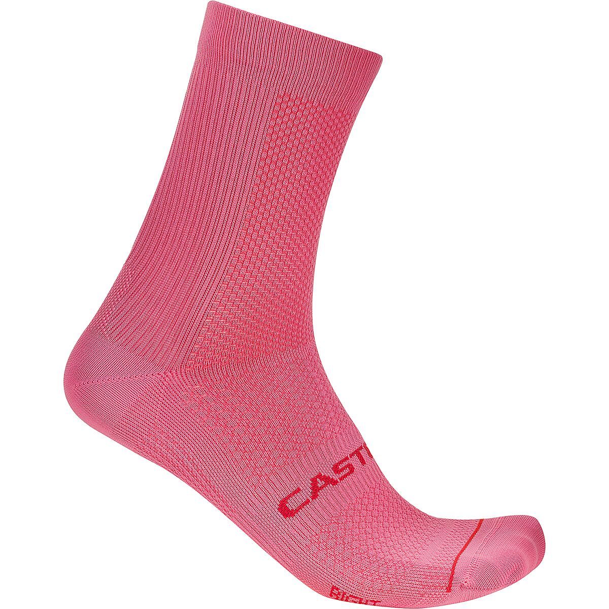 Image of Castelli Espresso 2 12 Sock - Women's Rosa Giro, S/M
