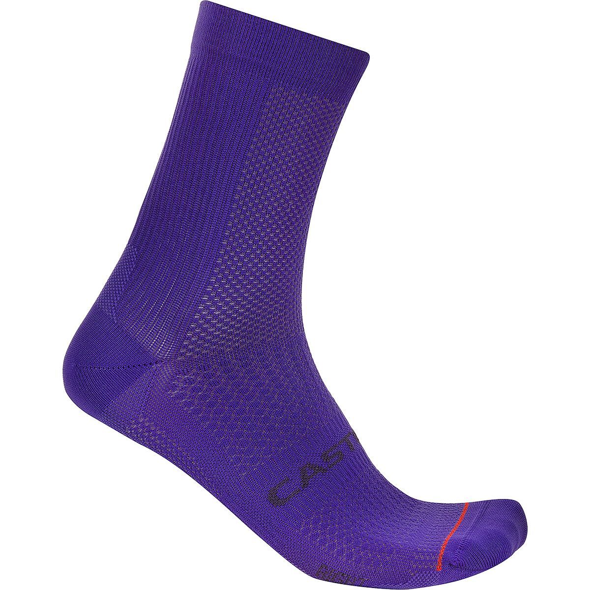 Image of Castelli Espresso 2 12 Sock - Women's Ultraviolet, L/XL