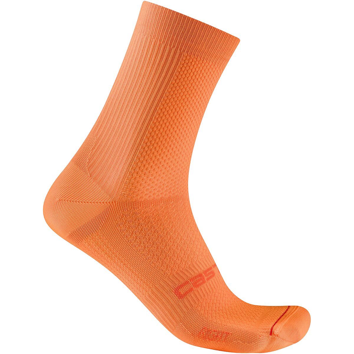 Image of Castelli Espresso 2 12 Sock - Women's Vivid Orange, L/XL