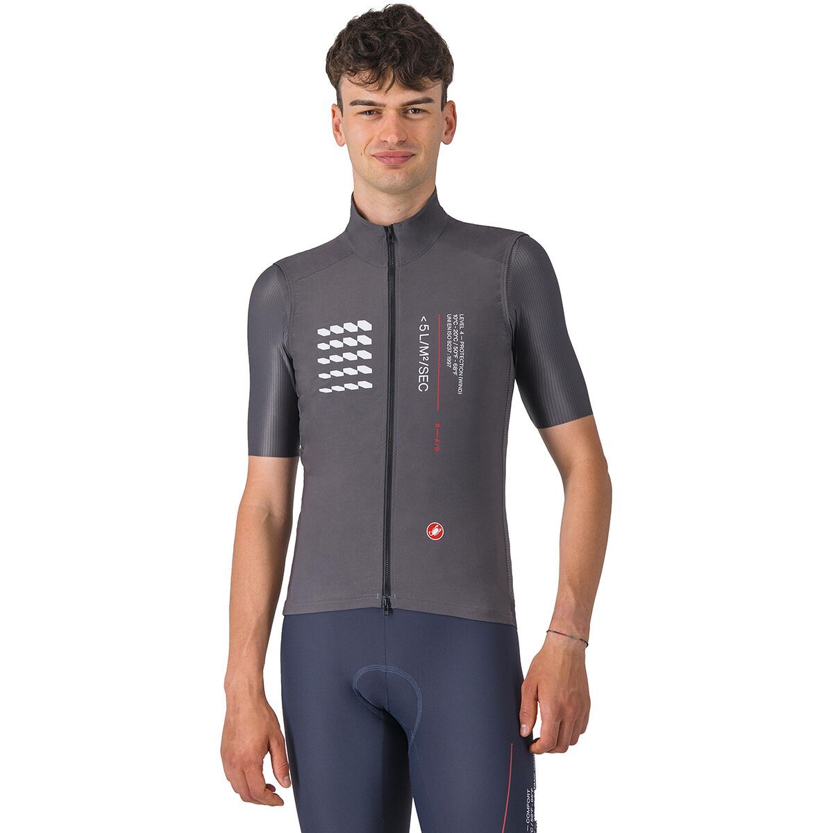Image of Castelli Espresso R-A/D Vest - Men's Smoky Gray, M