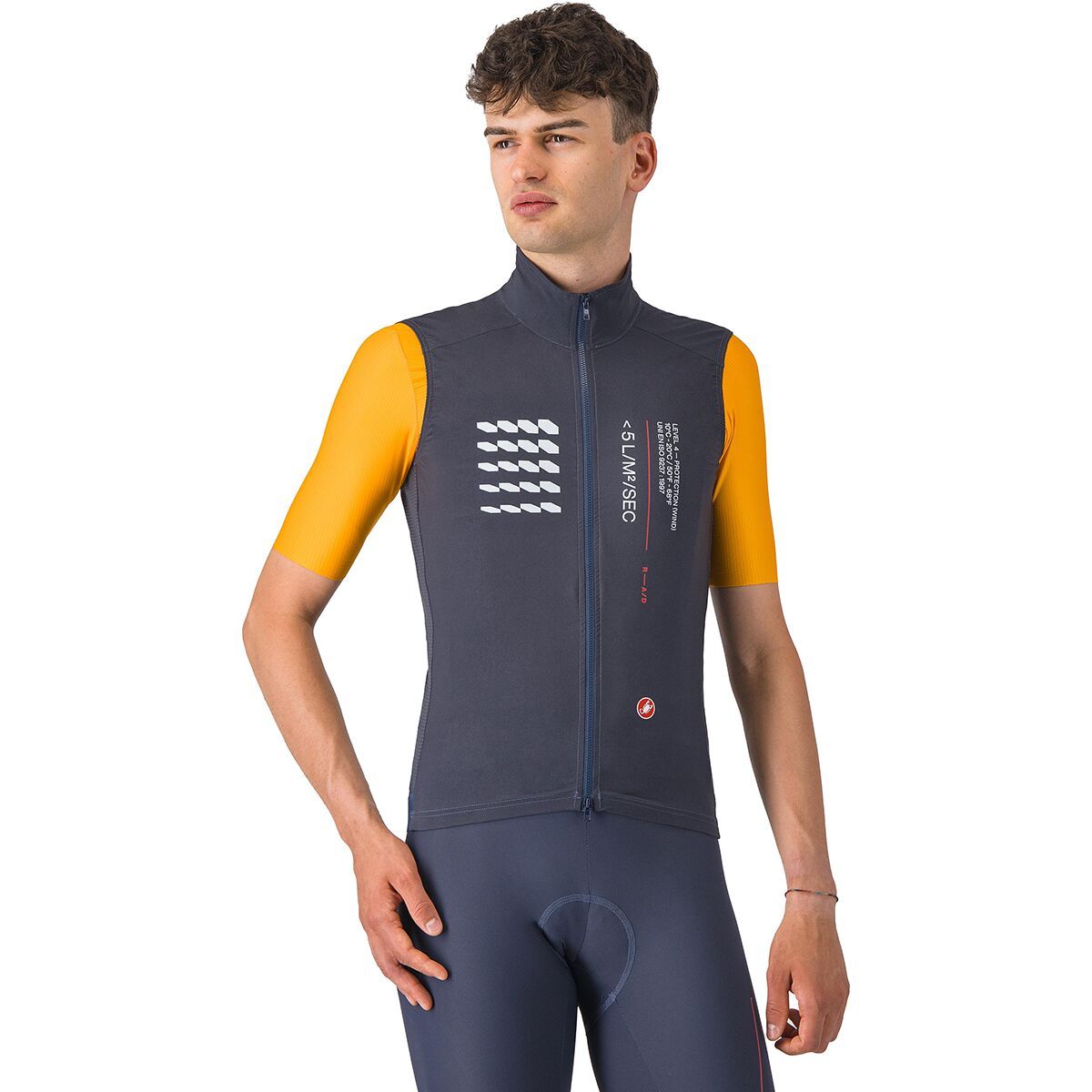 Image of Castelli Espresso R-A/D Vest - Men's Twilight Blue, S