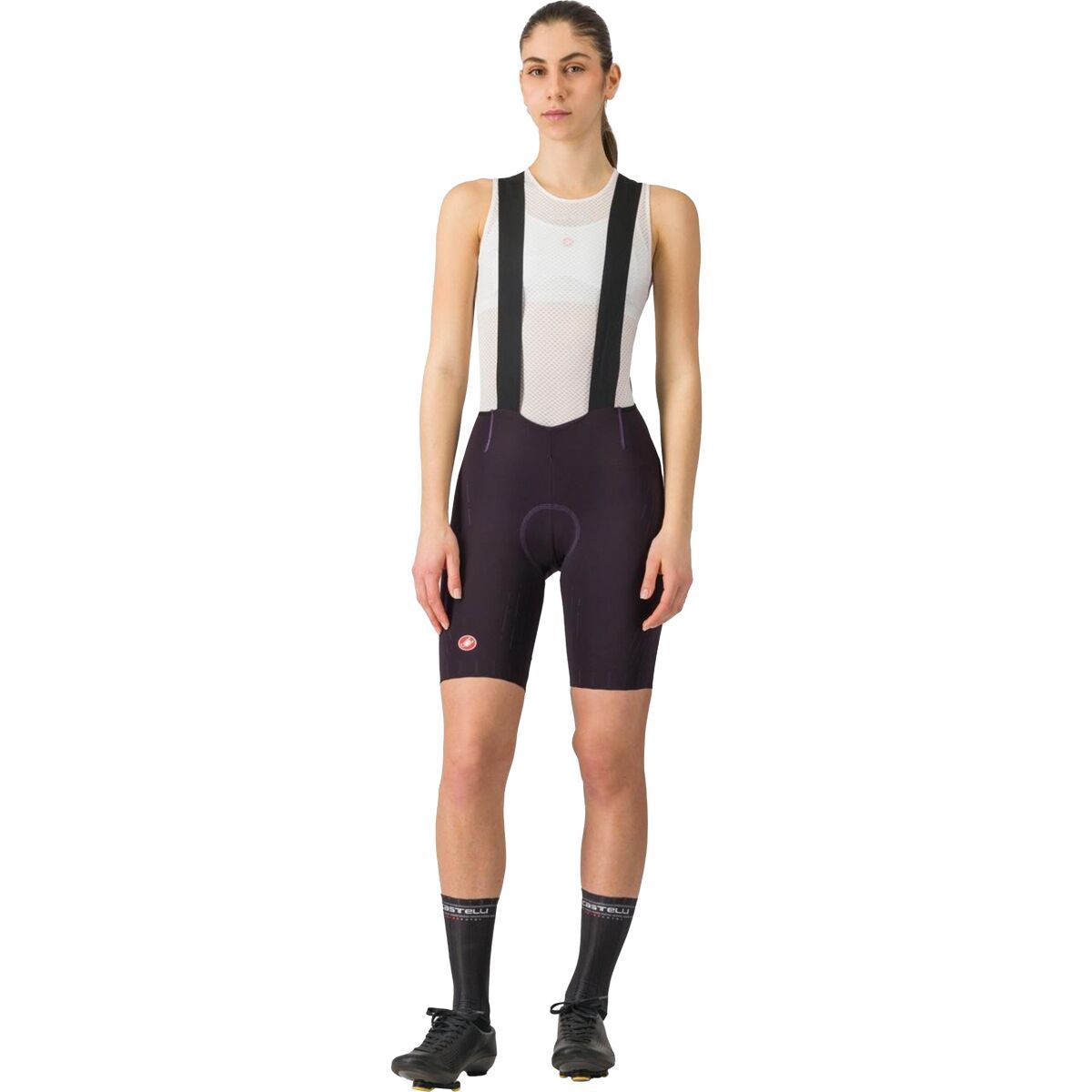 Image of Castelli Free Aero Race S Bib Short - Women's Dark Night Shade, L