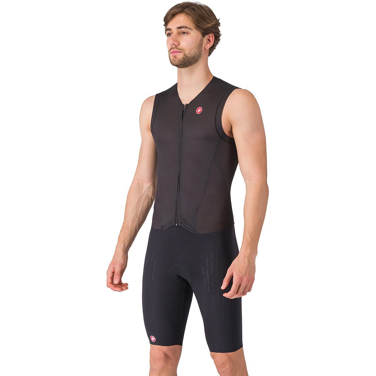 Image of Castelli Free Sanremo 3 Sleeveless Tri Suit - Men's Black, S