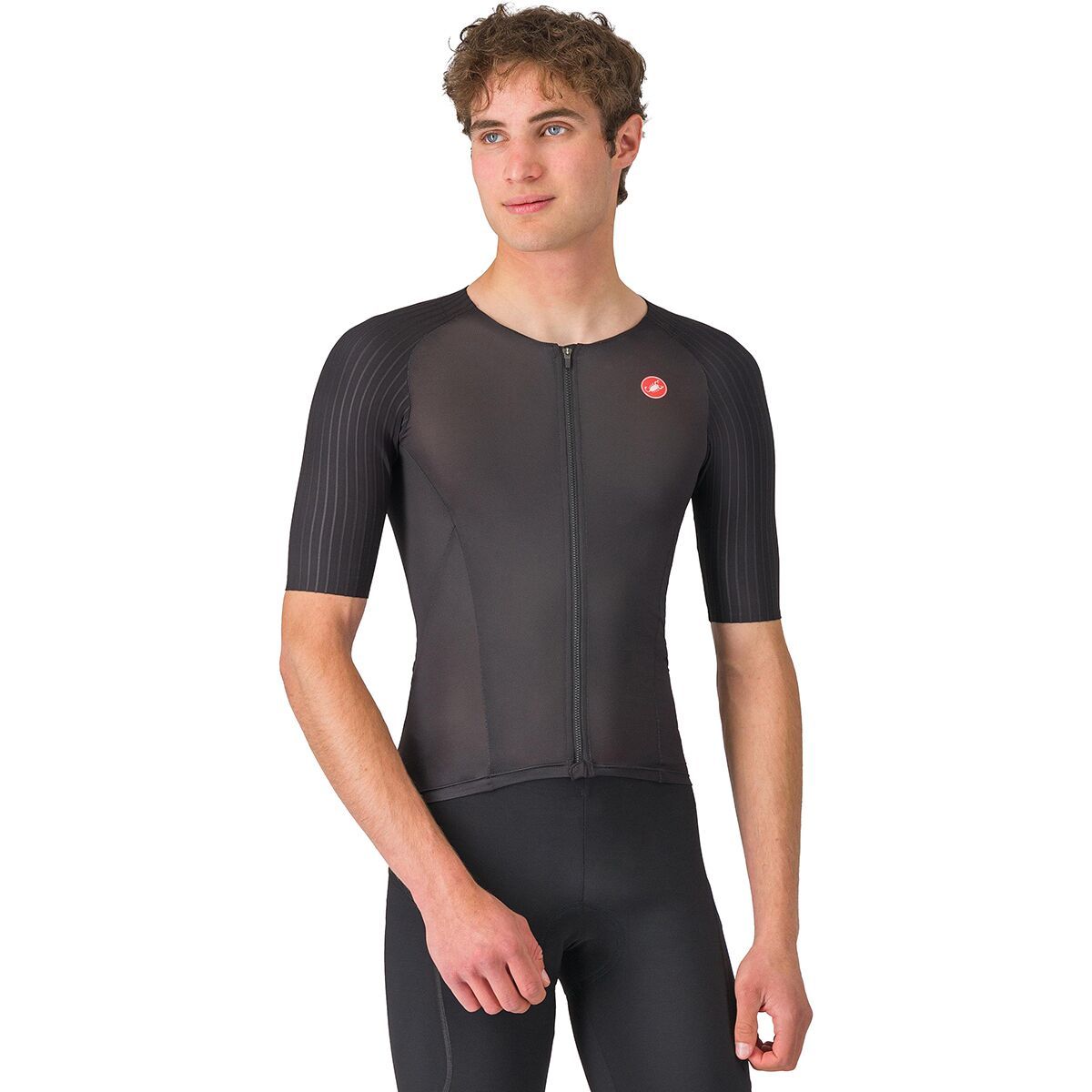 Image of Castelli Free Speed 3 Race Tri Top - Men's Black, 3XL