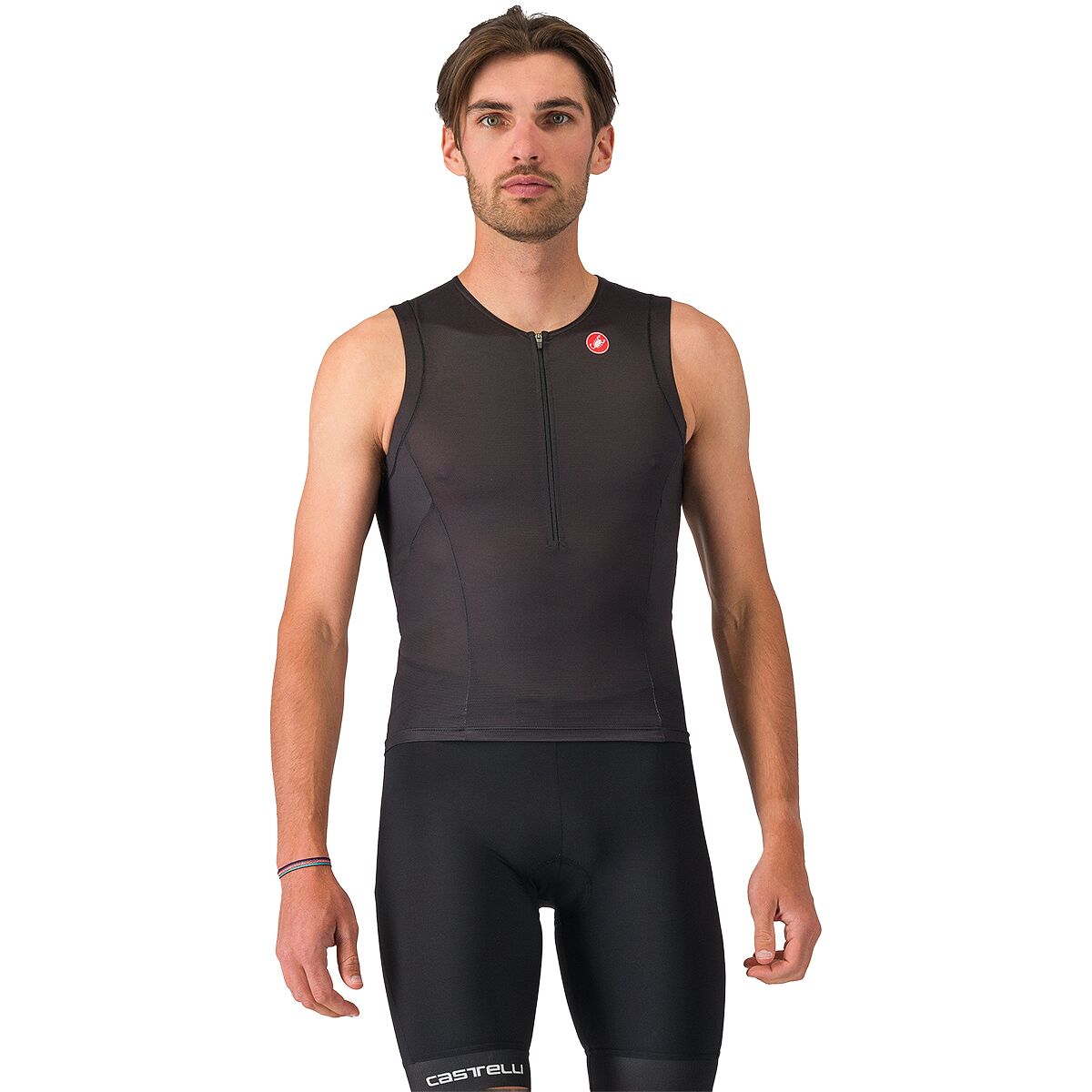 Image of Castelli Free Speed 3 Tri Top - Men's Black, L
