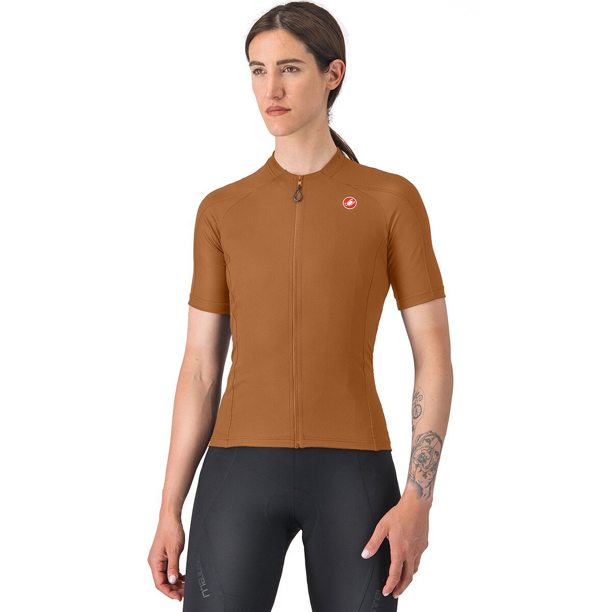 Castelli Libera 2 Short-Sleeve Jersey - Women's Toffee, M