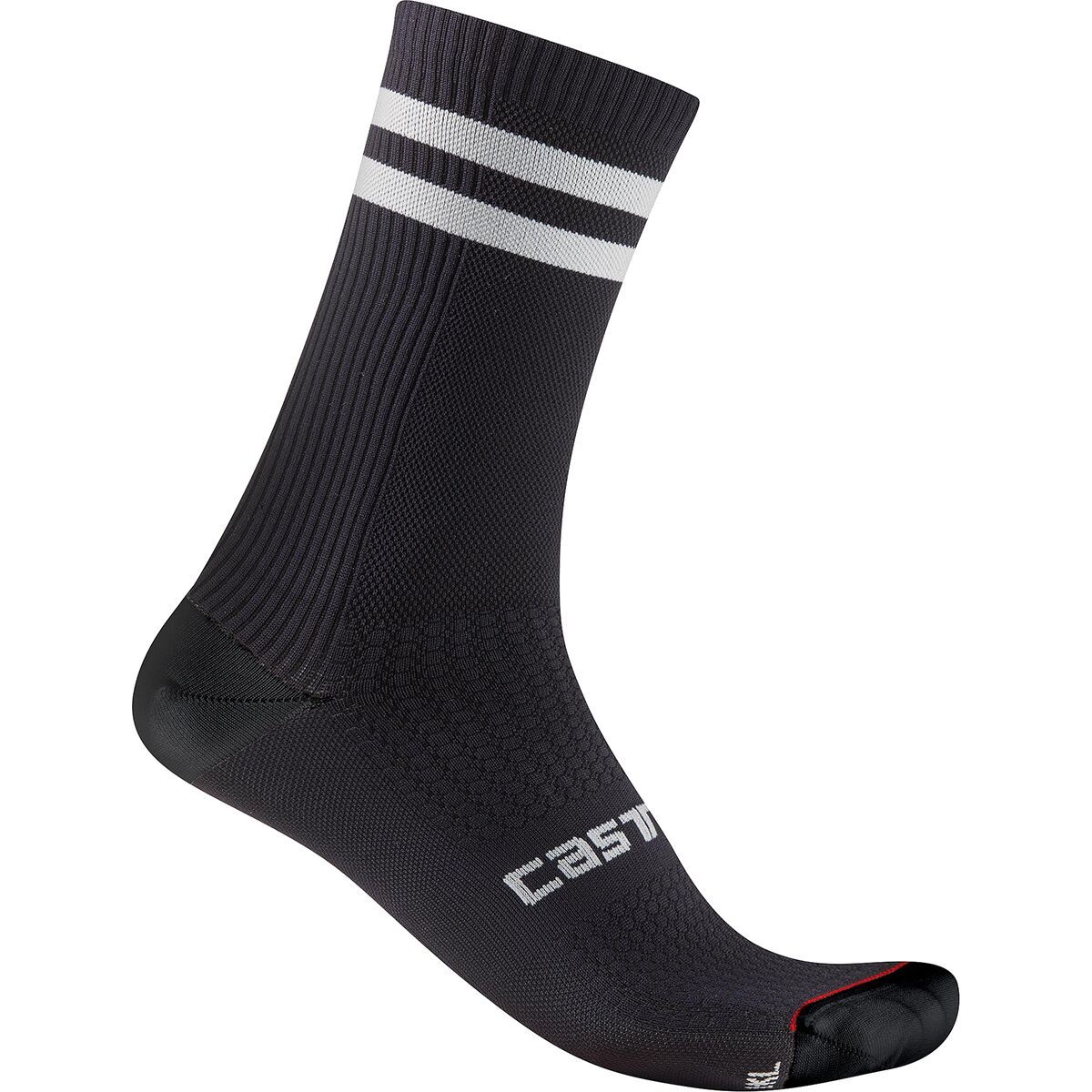 Image of Castelli Originale 18 Sock Black/White, S/M