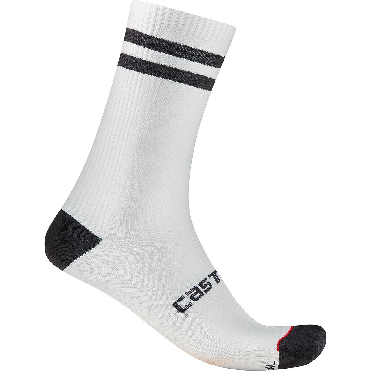 Image of Castelli Originale 18 Sock White/Black, L/XL