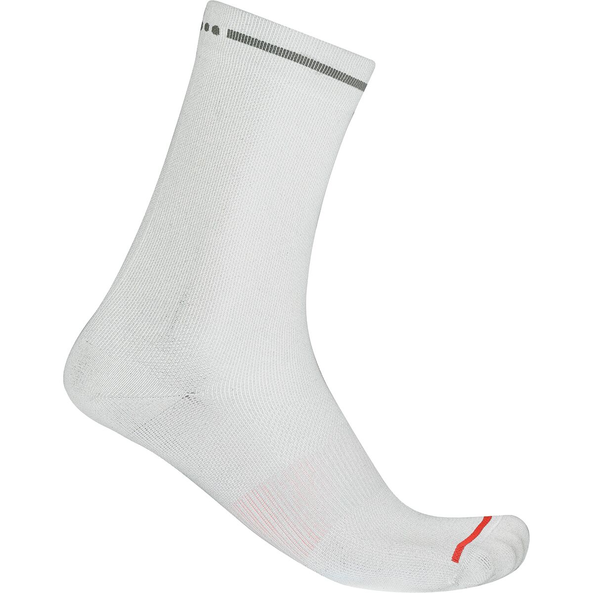 Image of Castelli Premio Evo 18 Sock White, L/XL