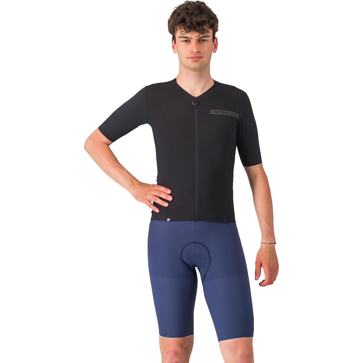 Image of Castelli Premio Evo Bib Short - Men's Belgian Blue, XXL
