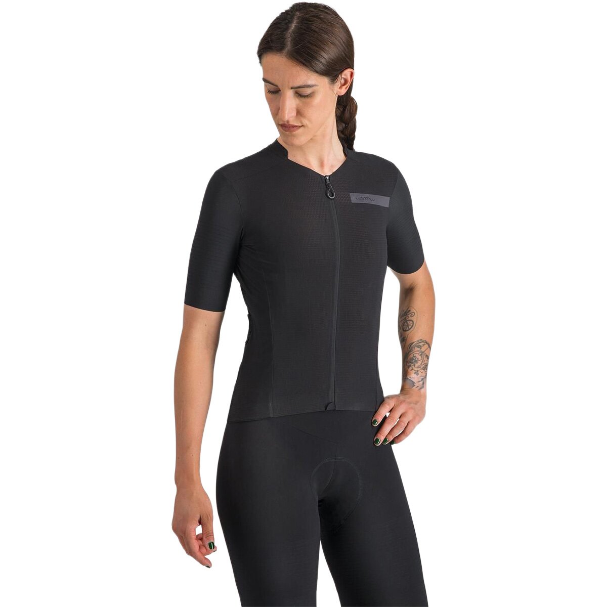 Image of Castelli Premio Evo Short-Sleeve Jersey - Women's Light Black, S