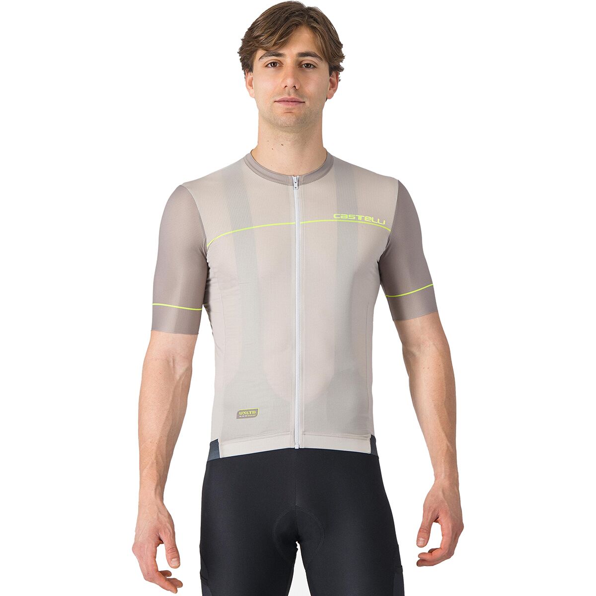 Castelli Castelli Unlimited Endurance 2 Short-Sleeve Jersey - Men's Silver Moon/Dark Silver Moon, XXL