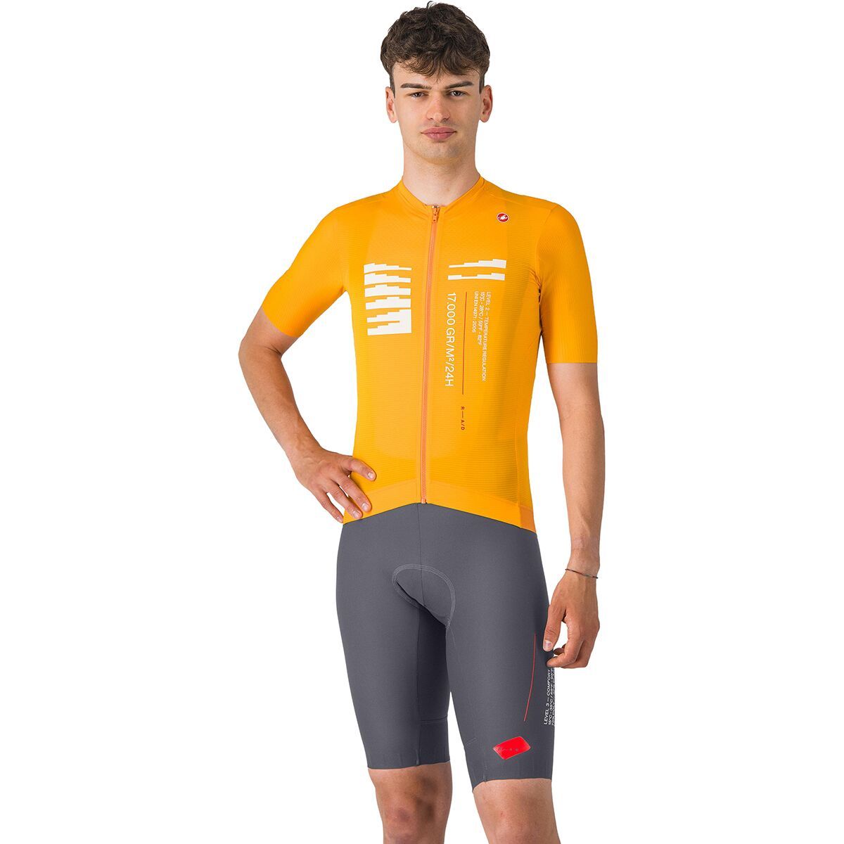 Image of Castelli Espresso R-A/D Bib Short - Men's Smoky Gray, 3XL
