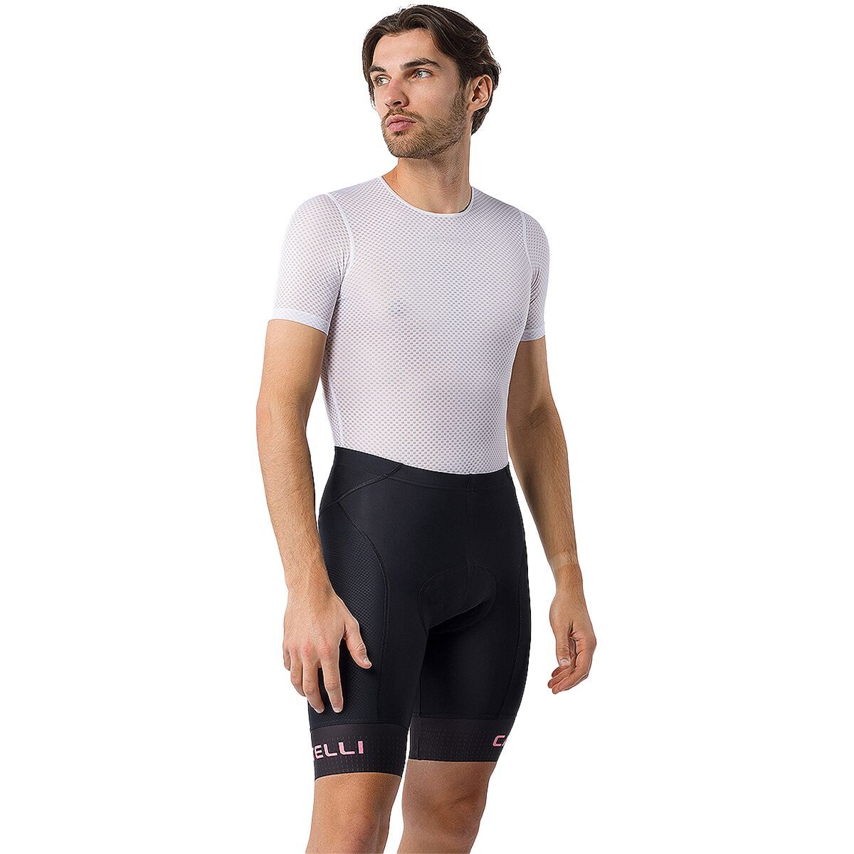 Image of Castelli Competizione 2 Limited Edition Short - Men's Black/Rosa Giro, S