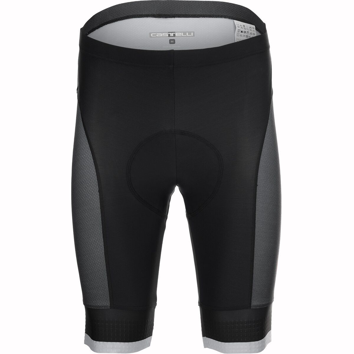 Image of Castelli Competizione 2 Limited Edition Short - Men's Black/Silver Gray/Fiery Red, L