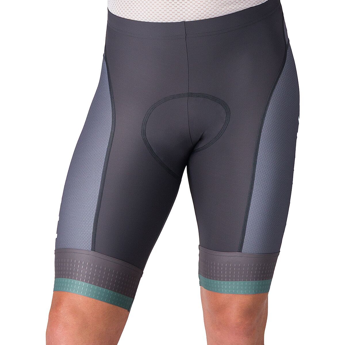 Image of Castelli Competizione 2 Limited Edition Short - Men's Dark Gray/Ocean Teal/Winter Sky, XXL