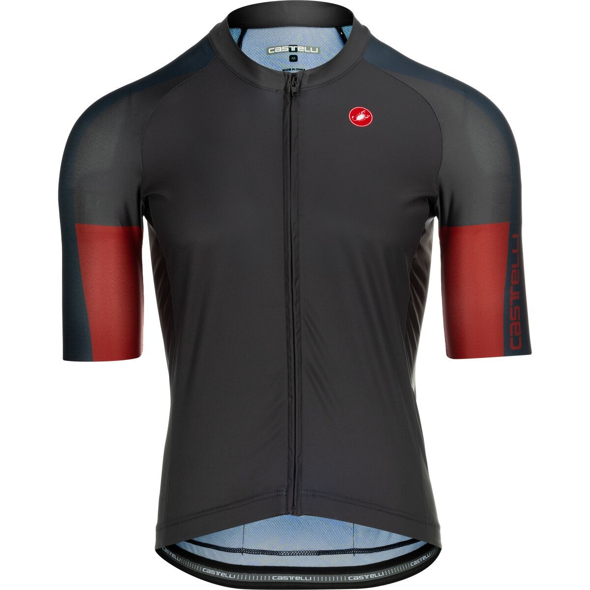 Image of Castelli Entrata 6 Limited Edition Jersey - Men's Dark Gray/Twilight Blue/Iron, L
