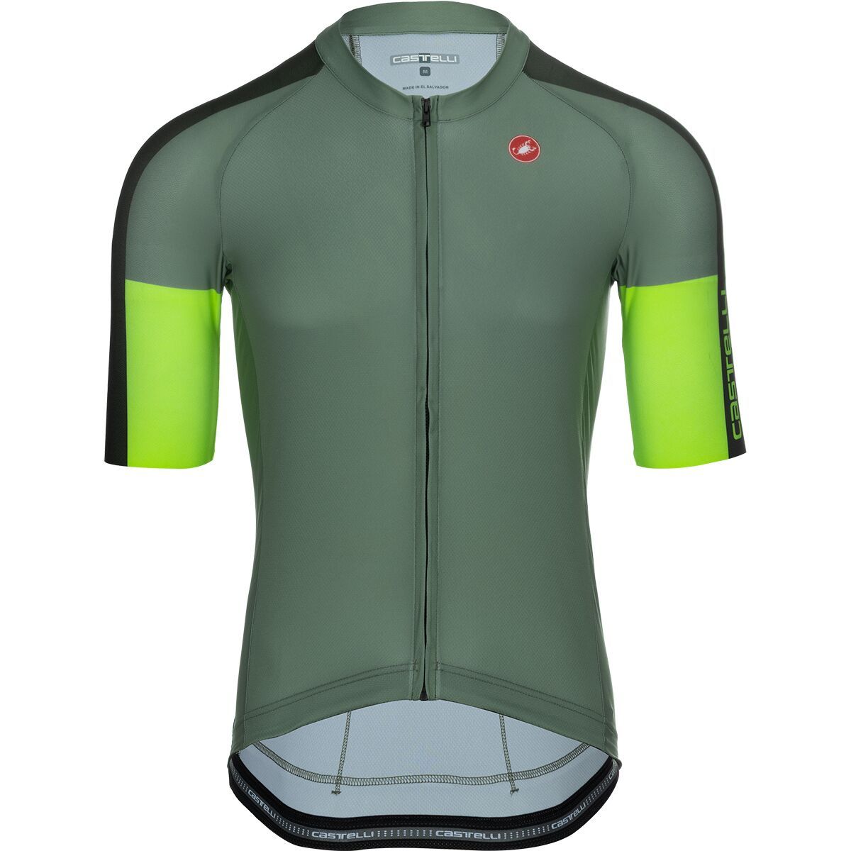 Image of Castelli Entrata 6 Limited Edition Jersey - Men's Green Pepper/Deep Green/Electric Lime, M