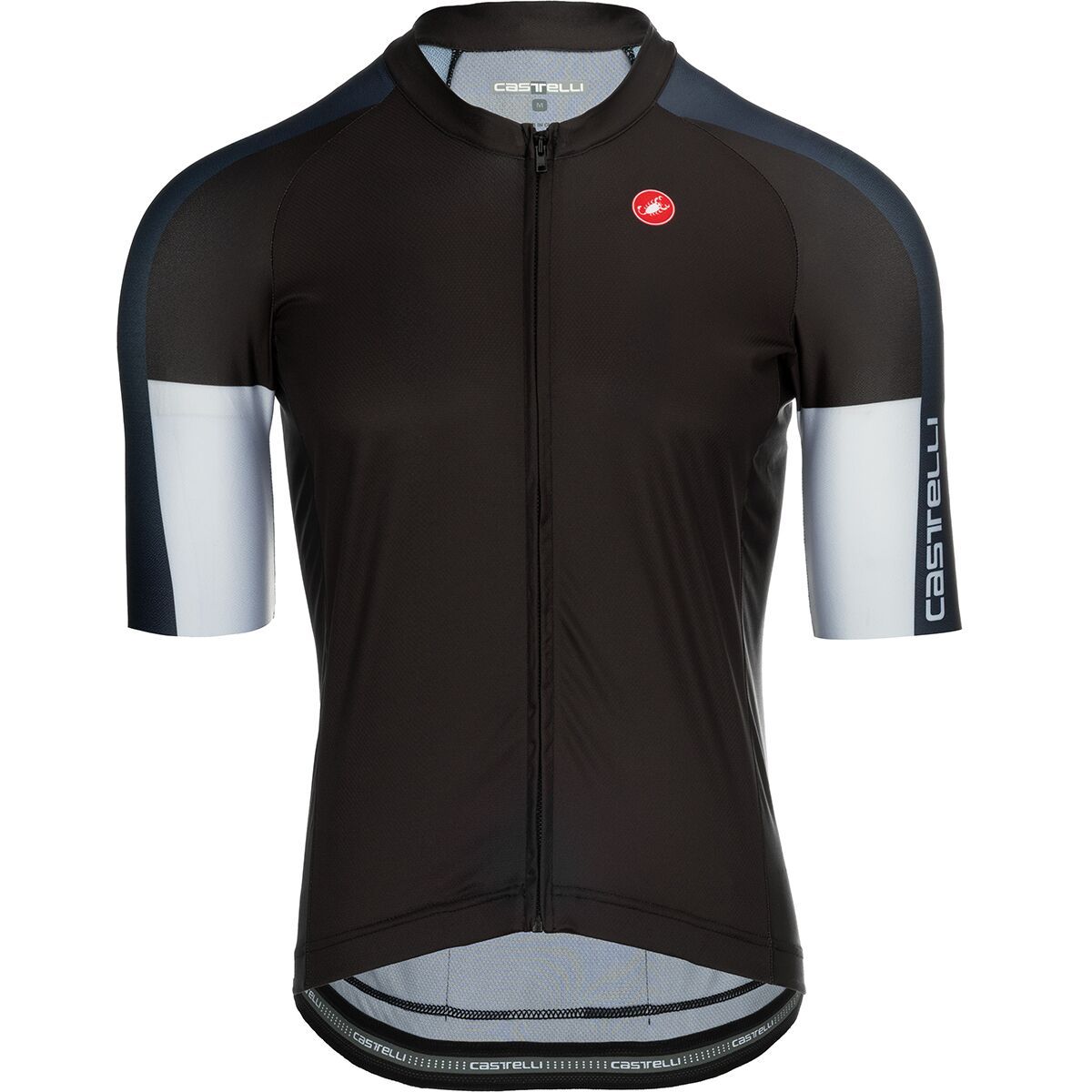 Image of Castelli Entrata 6 Limited Edition Jersey - Men's Light Black/Belgian Blue/Silver Gray, M