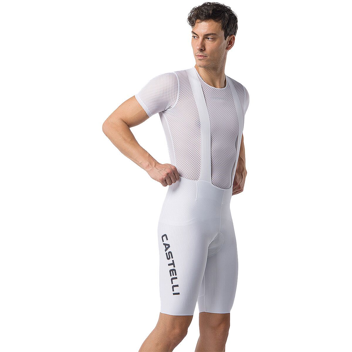 Image of Castelli Free Aero Race S Limited Edition Bibshort - Men's White/Black, M