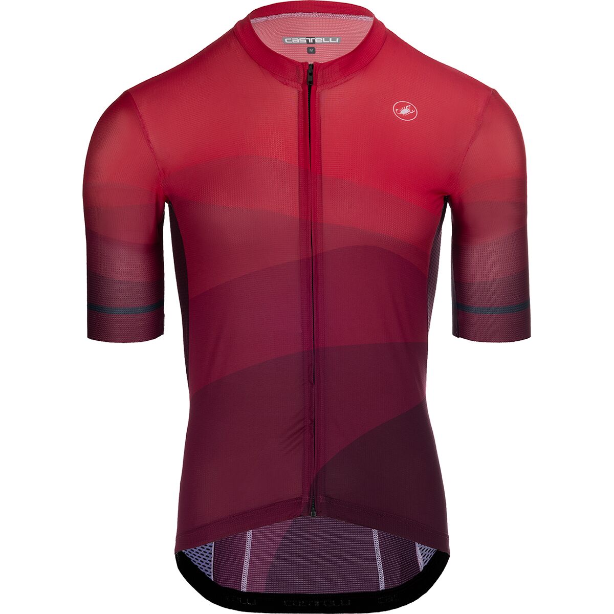 Image of Castelli Orizzonte Limited Edition Jersey - Men's Deep Bordeaux/Tonal Deep Bordeaux, L