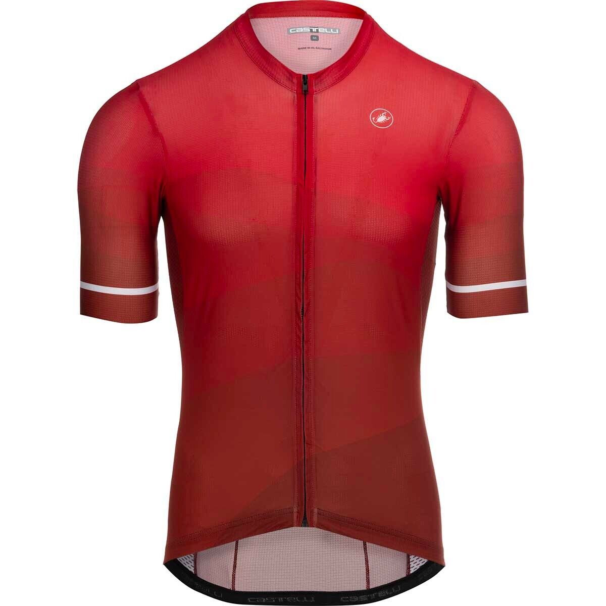 Image of Castelli Orizzonte Limited Edition Jersey - Men's Iron/Red/White, XL