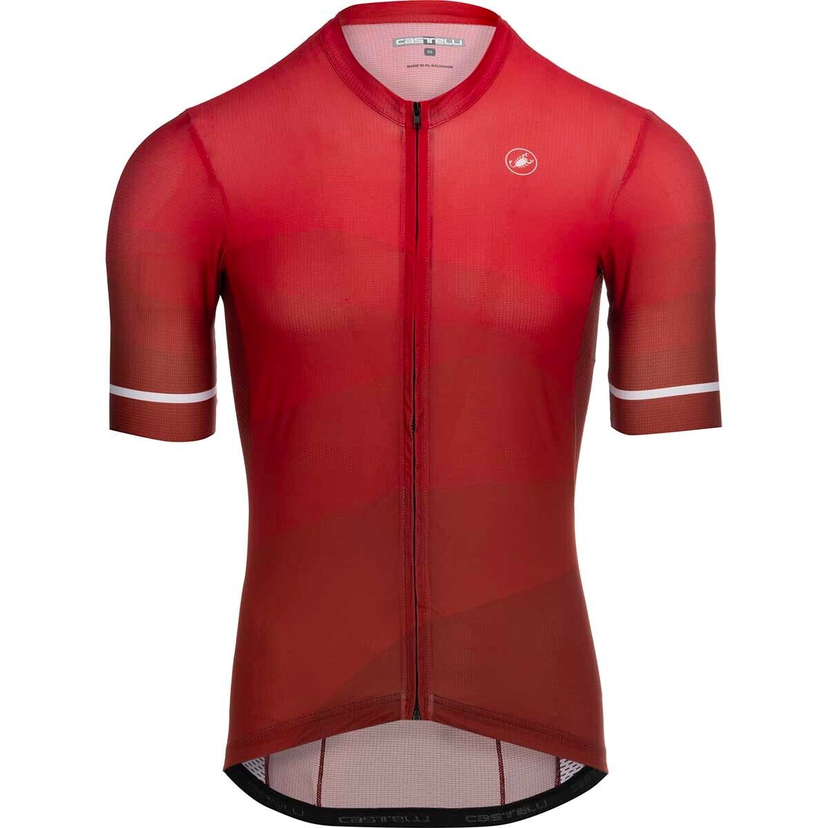 Image of Castelli Orizzonte Limited Edition Jersey - Men's Iron/Red/White, XL
