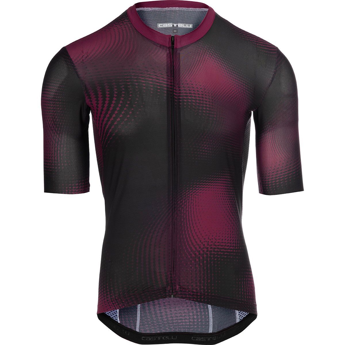 Image of Castelli Vortice Limited Edition Jersey - Men's Bordeaux/Tonal Bordeaux/Black, M