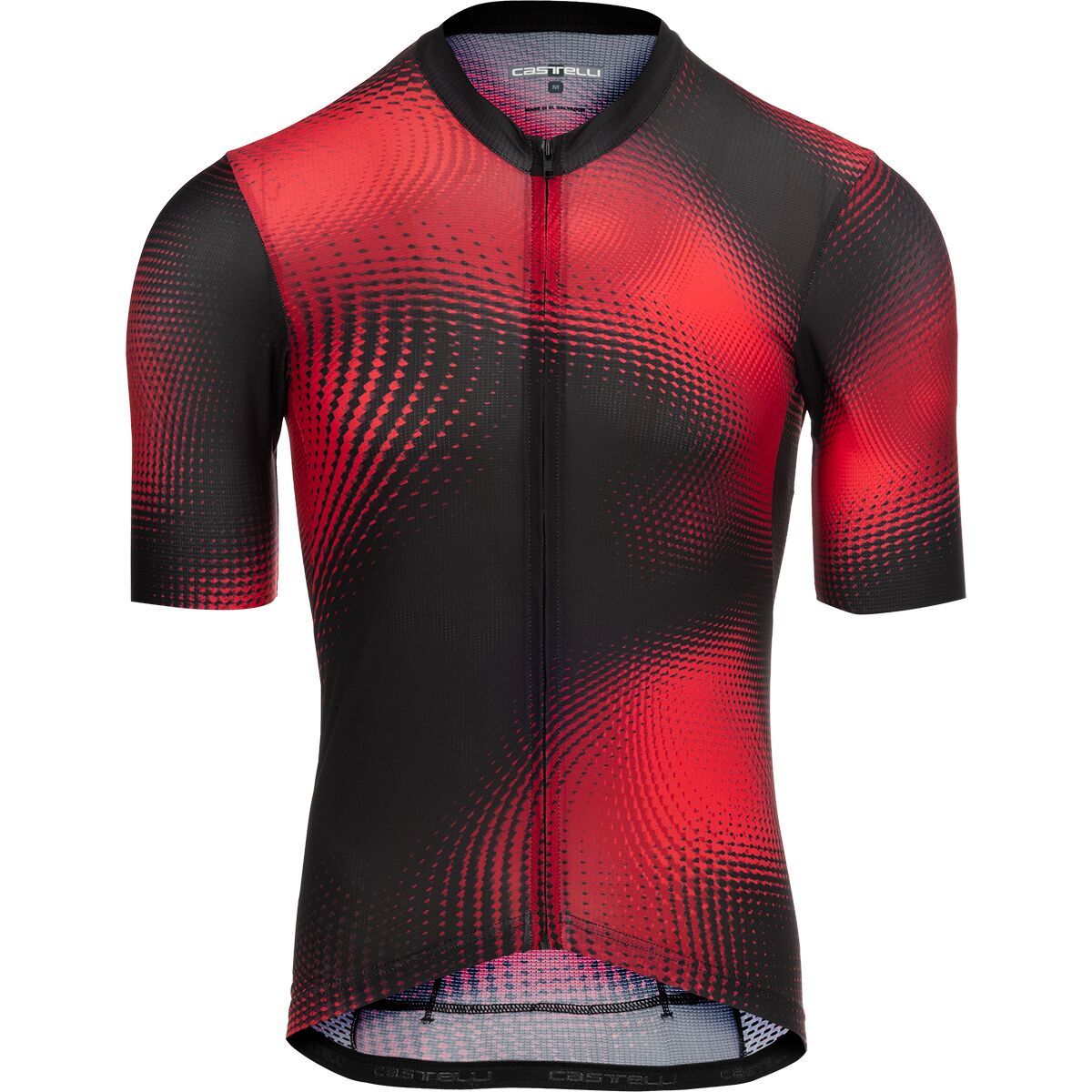 Image of Castelli Vortice Limited Edition Jersey - Men's Hibiscus/Black, L