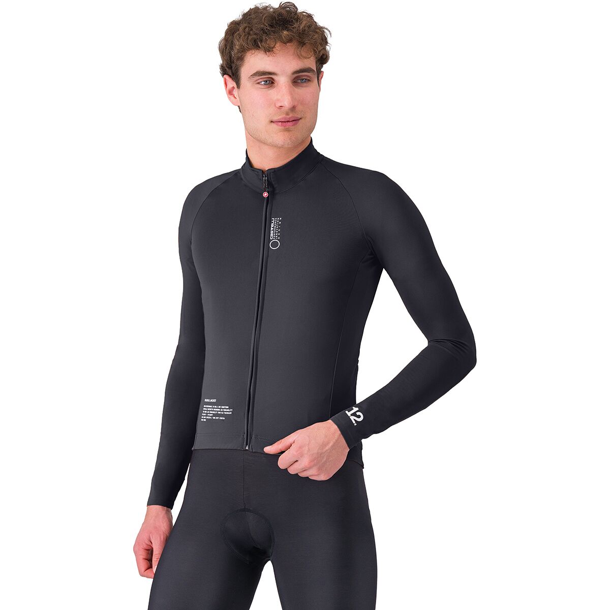 Image of Castelli Do.Di.Ci. Jacket - Men's Light Black, XXL