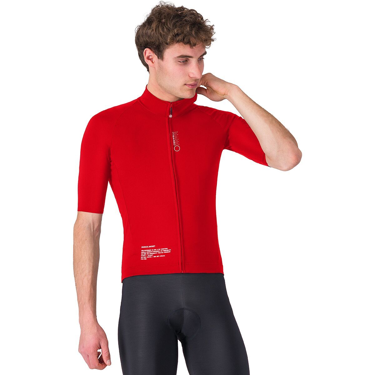 Image of Castelli Do.Di.Ci. Short Sleeve Jacket - Men's Rich Red, L