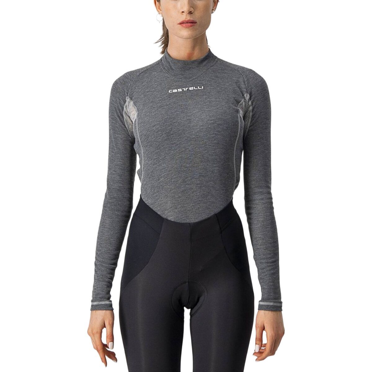 Image of Castelli Flanders 2 Warm Long-Sleeve Top - Women's Gray, M