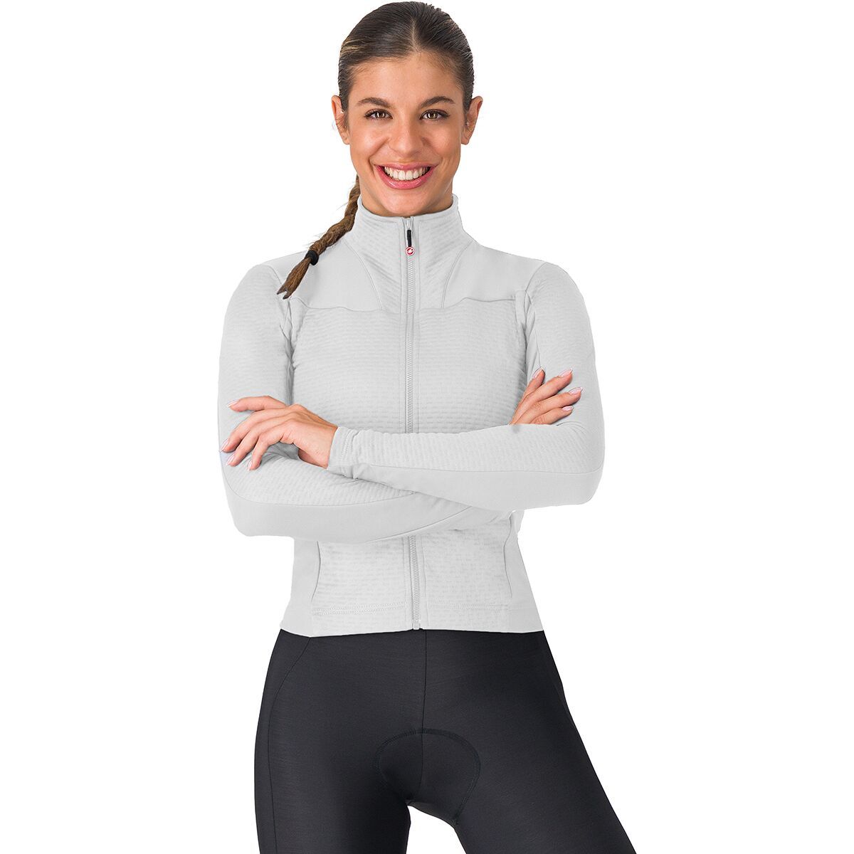 Image of Castelli Sfida 3 Jersey - Women's Silver Gray, M