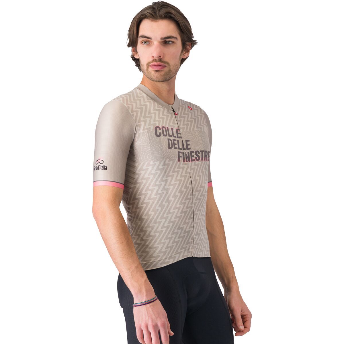 Image of Castelli #GIRO Colle Delle Finestre Jersey - Men's Beige Tortora, XL