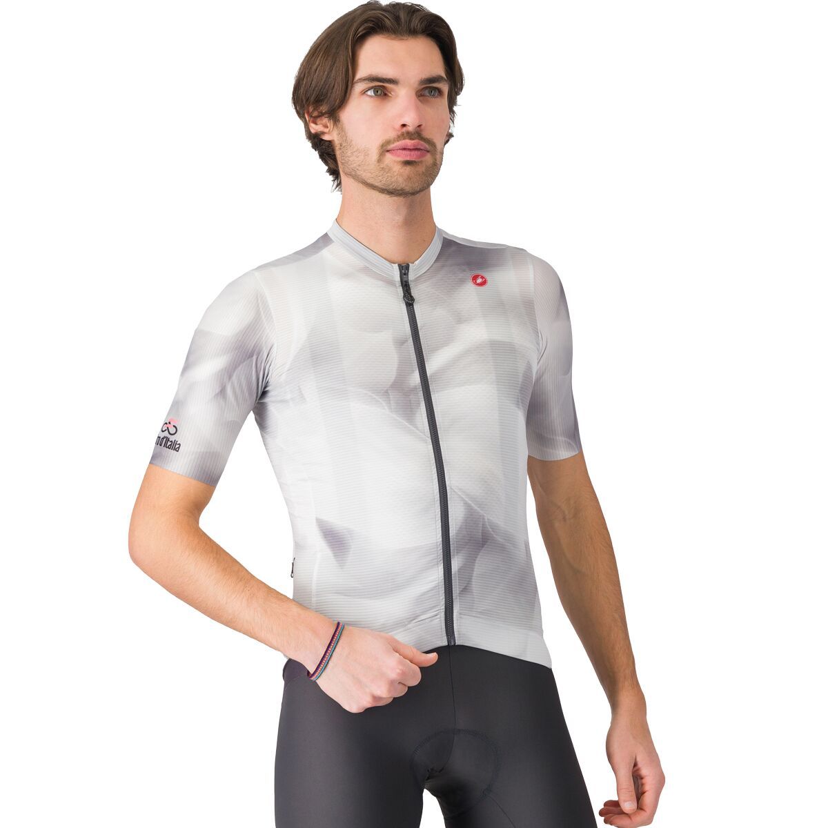 Image of Castelli #GIRO Espresso Jersey - Men's Grigio Multicolore, XL