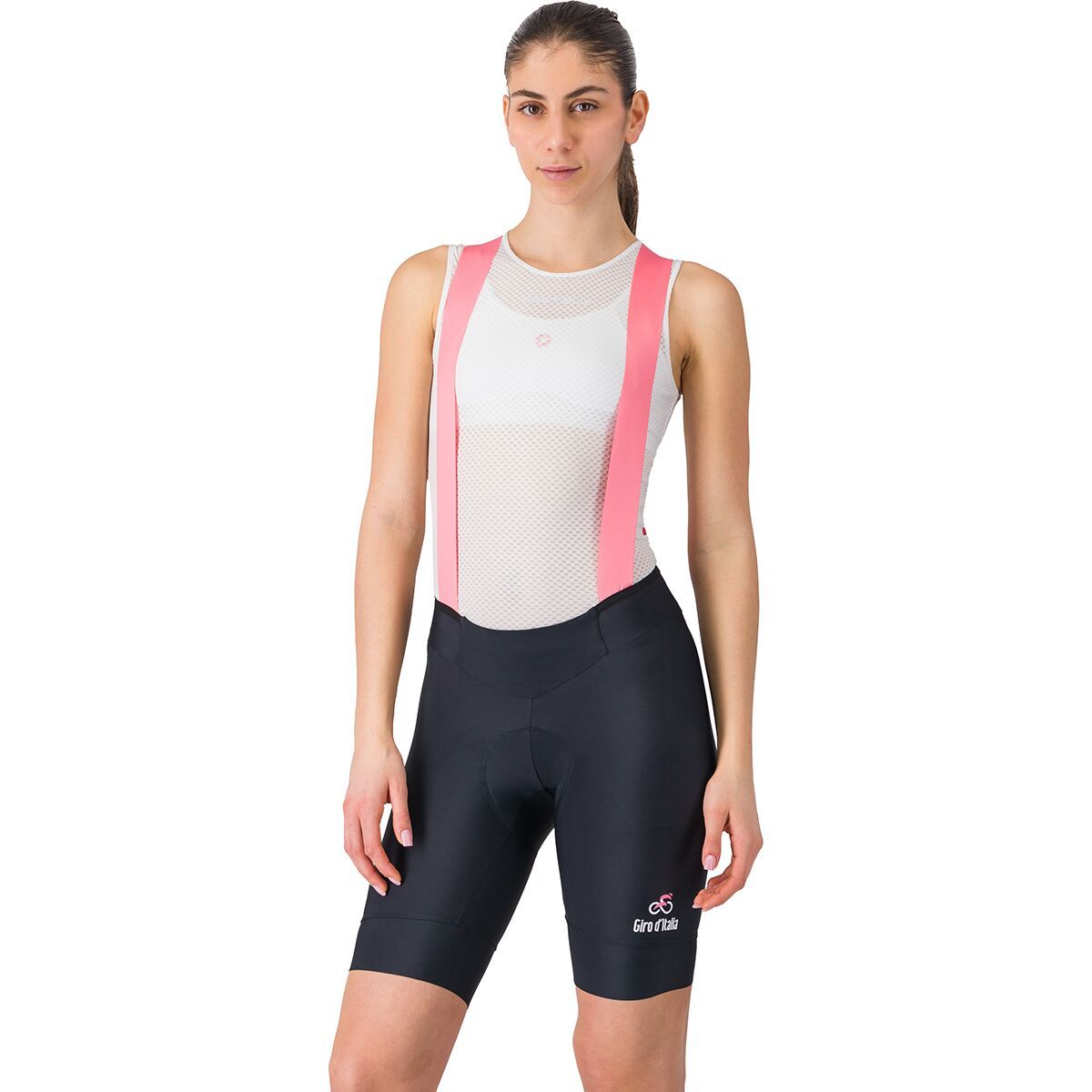 Image of Castelli #GIRO Prima 2 DT Bibshort - Women's Nero/Rosa Giro, M
