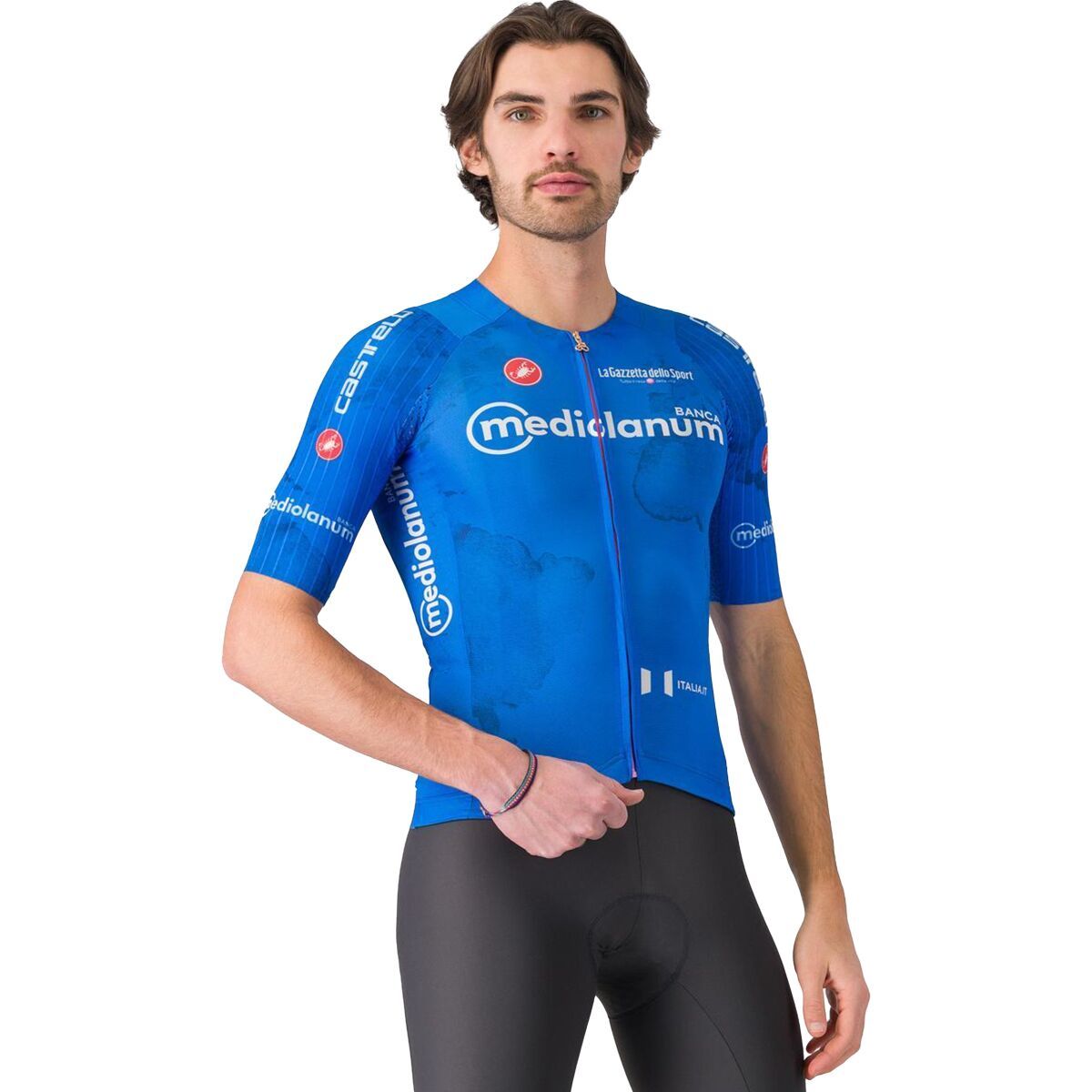 Image of Castelli #GIRO108 Race 8S Jersey - Men's Azzurro, XL