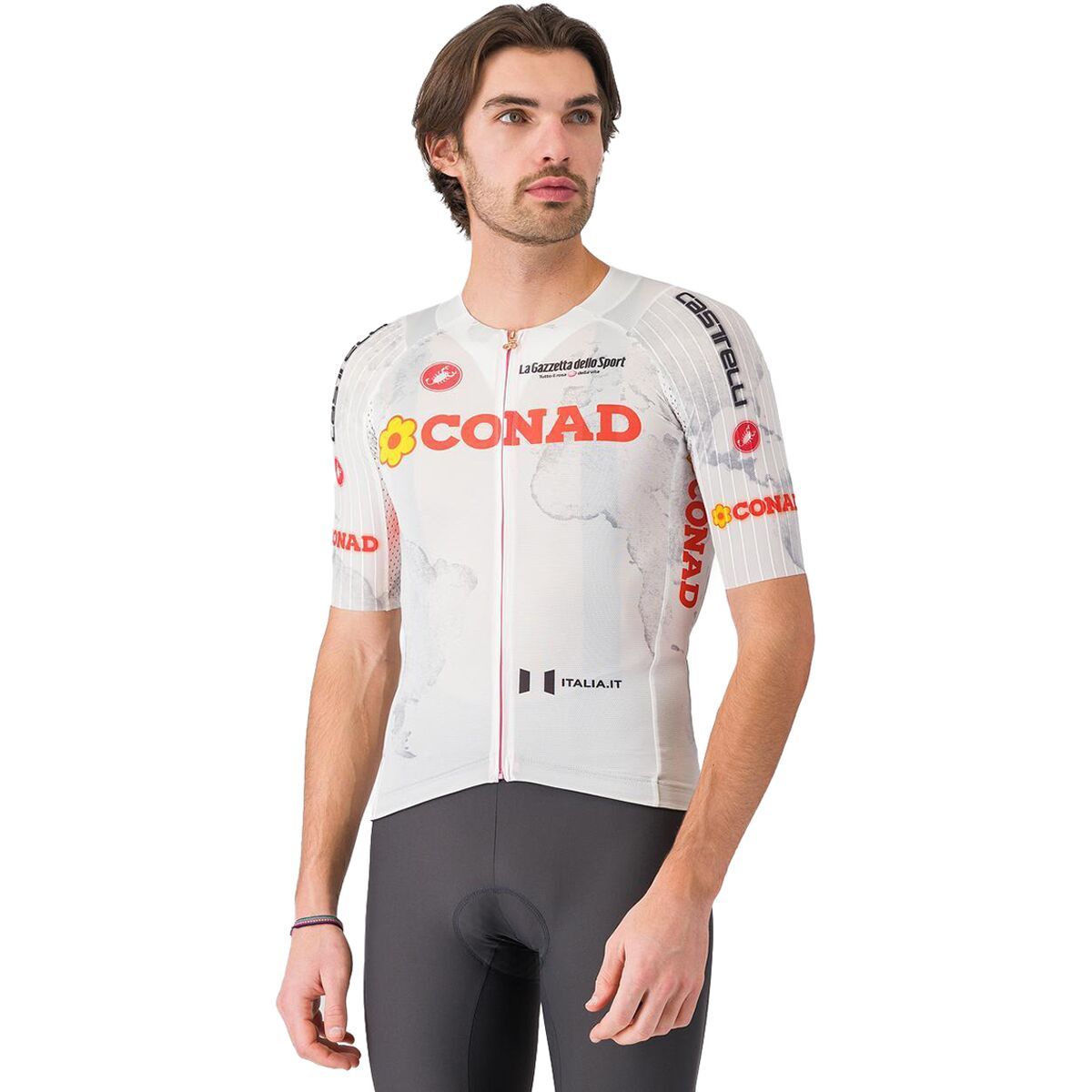 Image of Castelli #GIRO108 Race 8S Jersey - Men's Bianco, L