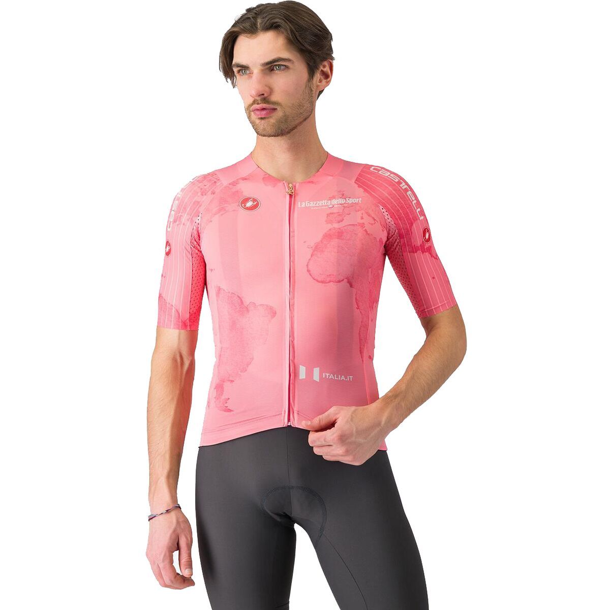 Image of Castelli #GIRO108 Race 8S Jersey - Men's Rosa Giro, XXL