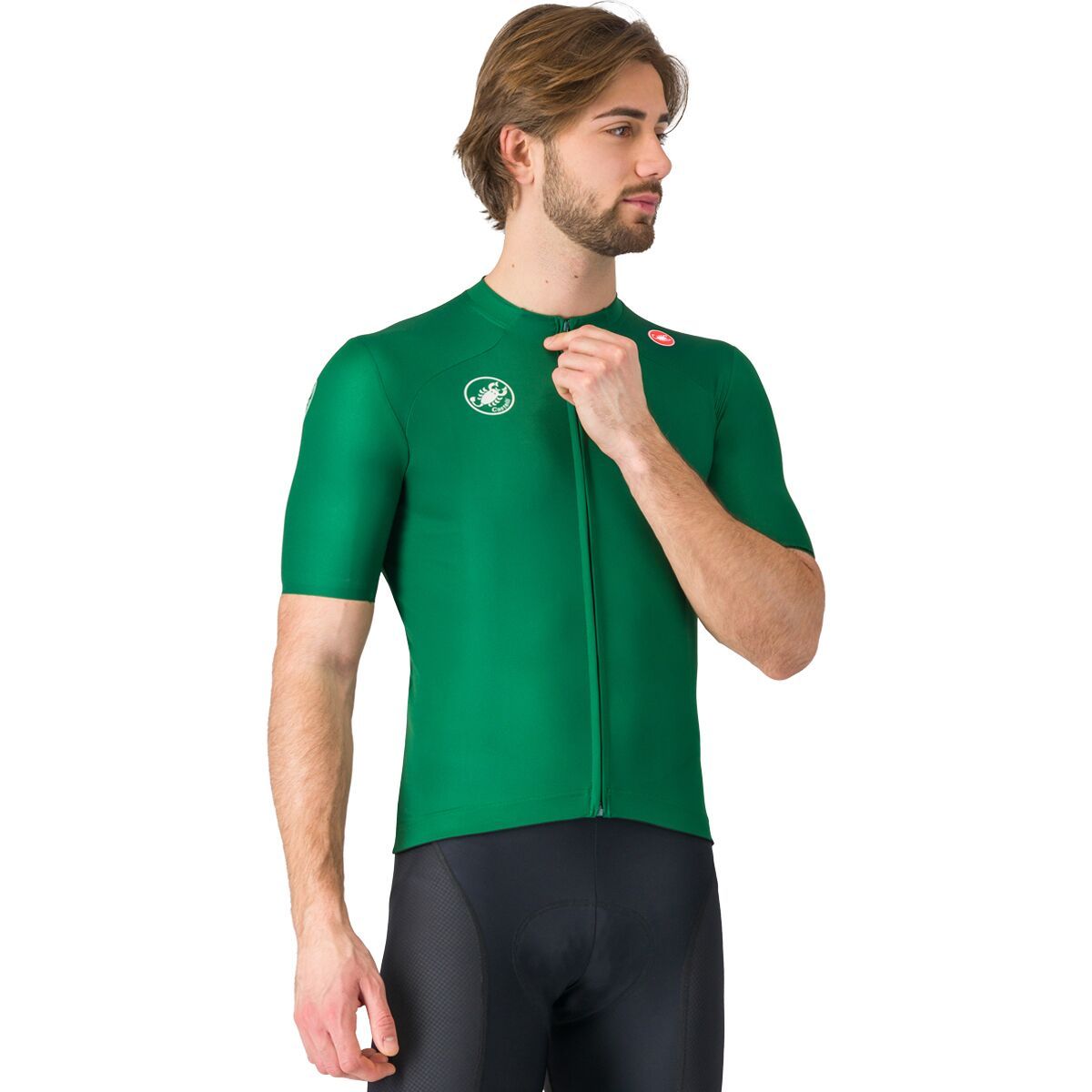 Image of Castelli Vintage GIRO D'Italia Jersey - Men's Verde Verdeggiante, L