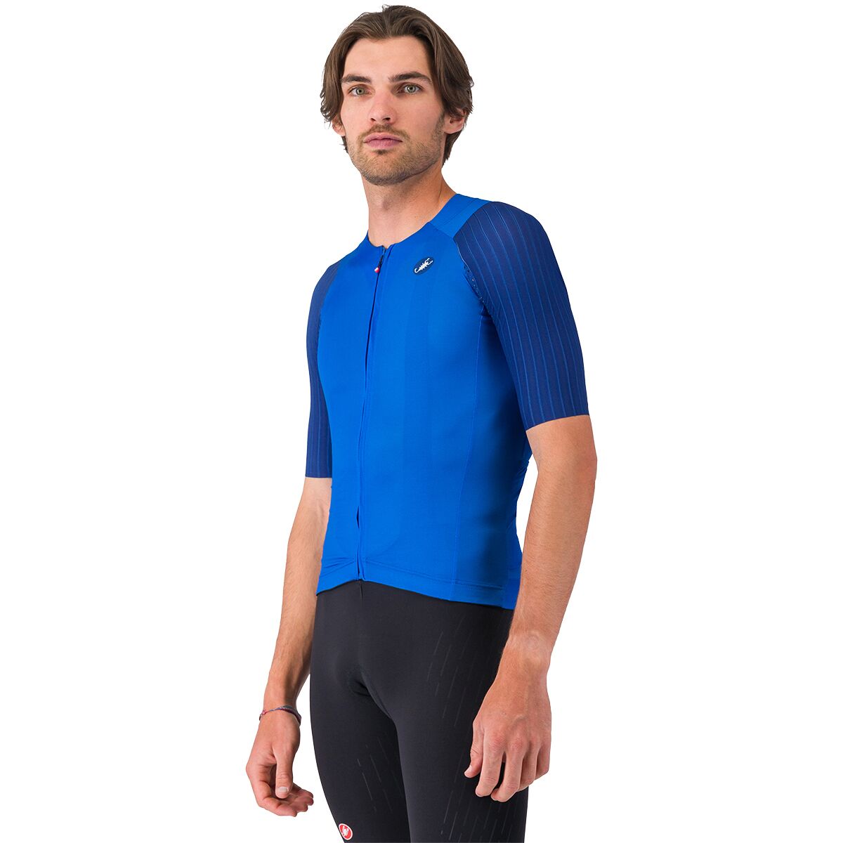 Image of Castelli Aero Race 8S Jersey - Men's Azzurro Italia, 3XL