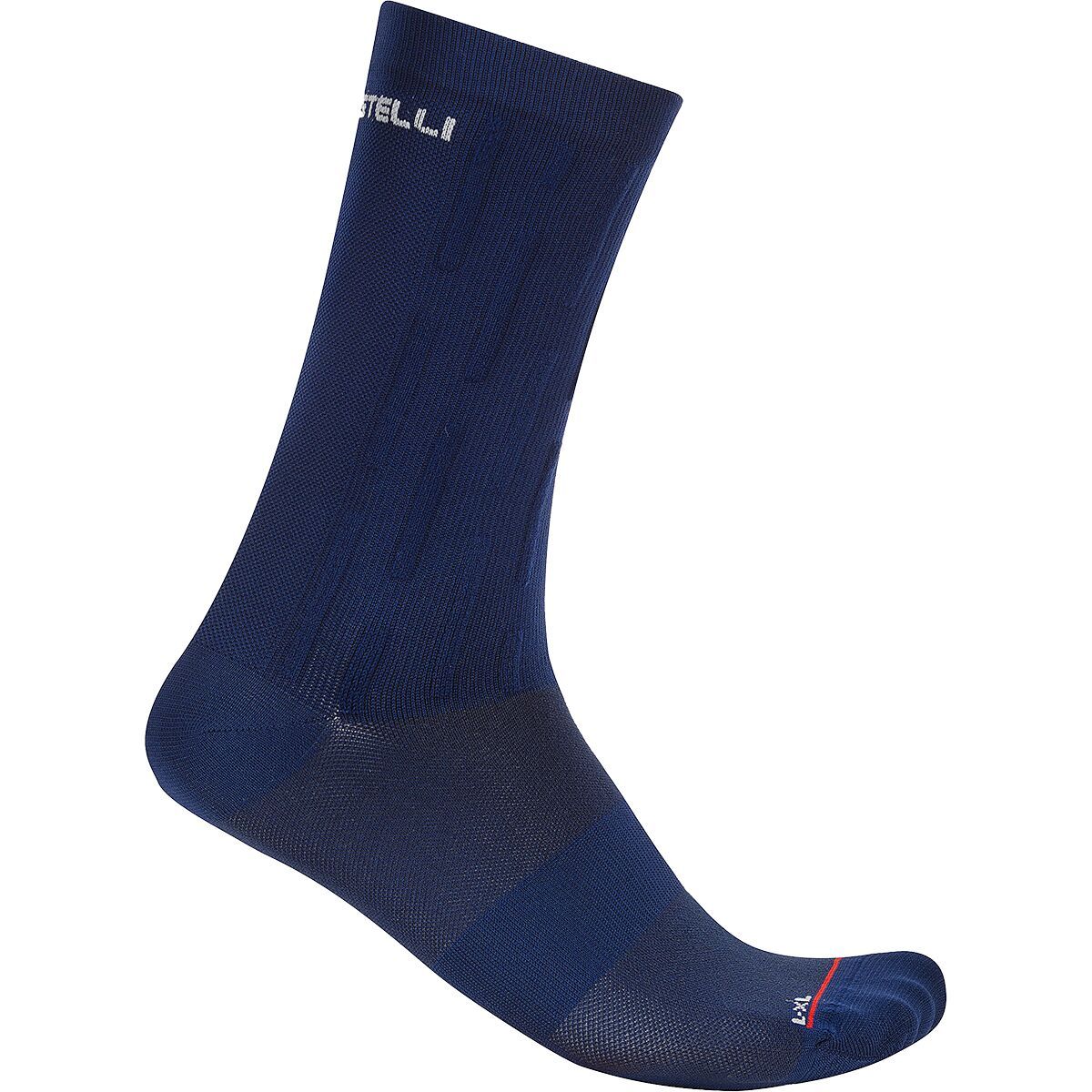 Image of Castelli Aero Race Pro 20 Sock Belgian Blue, S/M